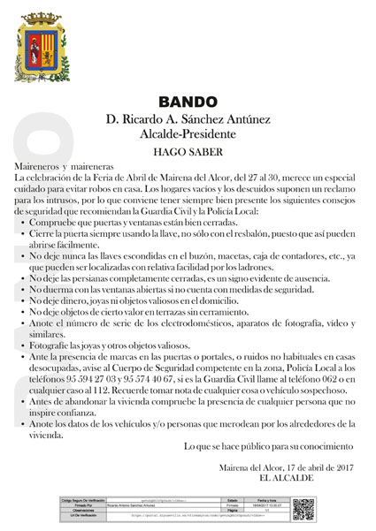 Bando Consejos Seguridad Feria_I