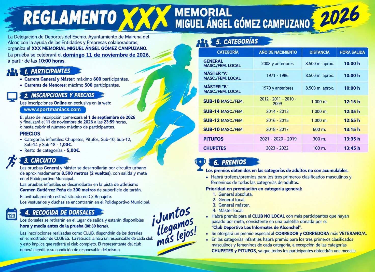 REGLAMENTO XXX MEMORIAL MIGUEL ÁNGEL GÓMEZ CAMPUZANO 2026