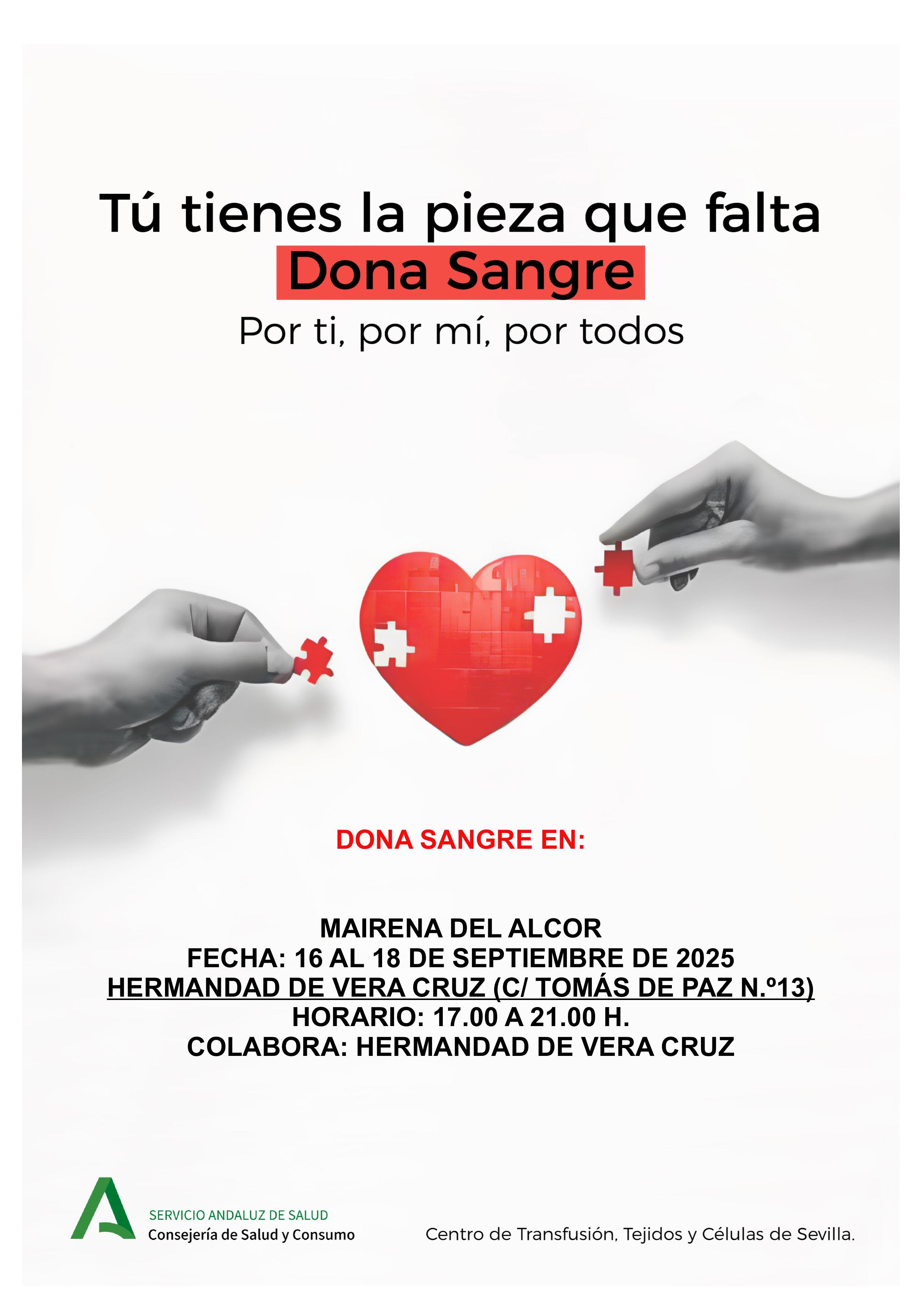 donacion sangre septiembre 2025