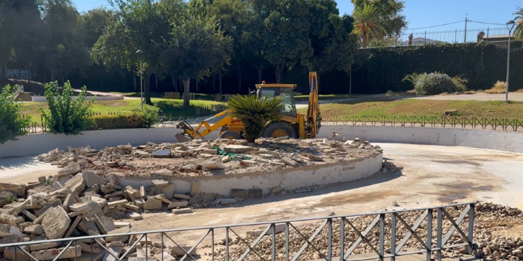 Arrancan las obras del nuevo parque de juegos acuáticos infantiles en el Parque Tierno Galván