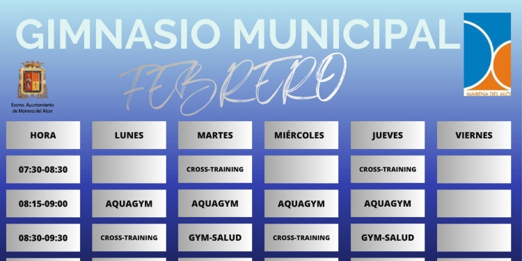Febrero en el gimnasio municipal