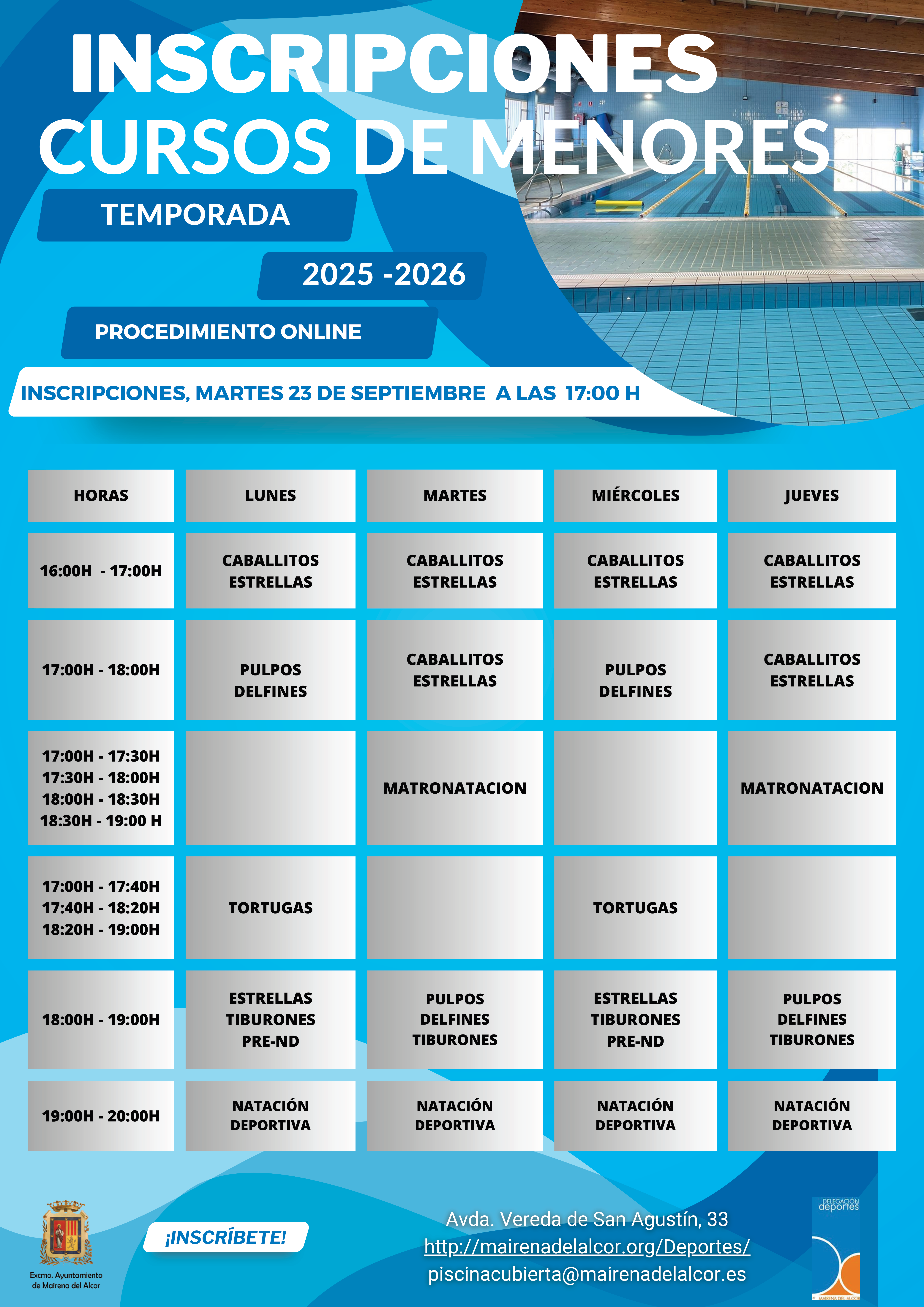INSCRIPCIONES NIÑ@S 2025-2026