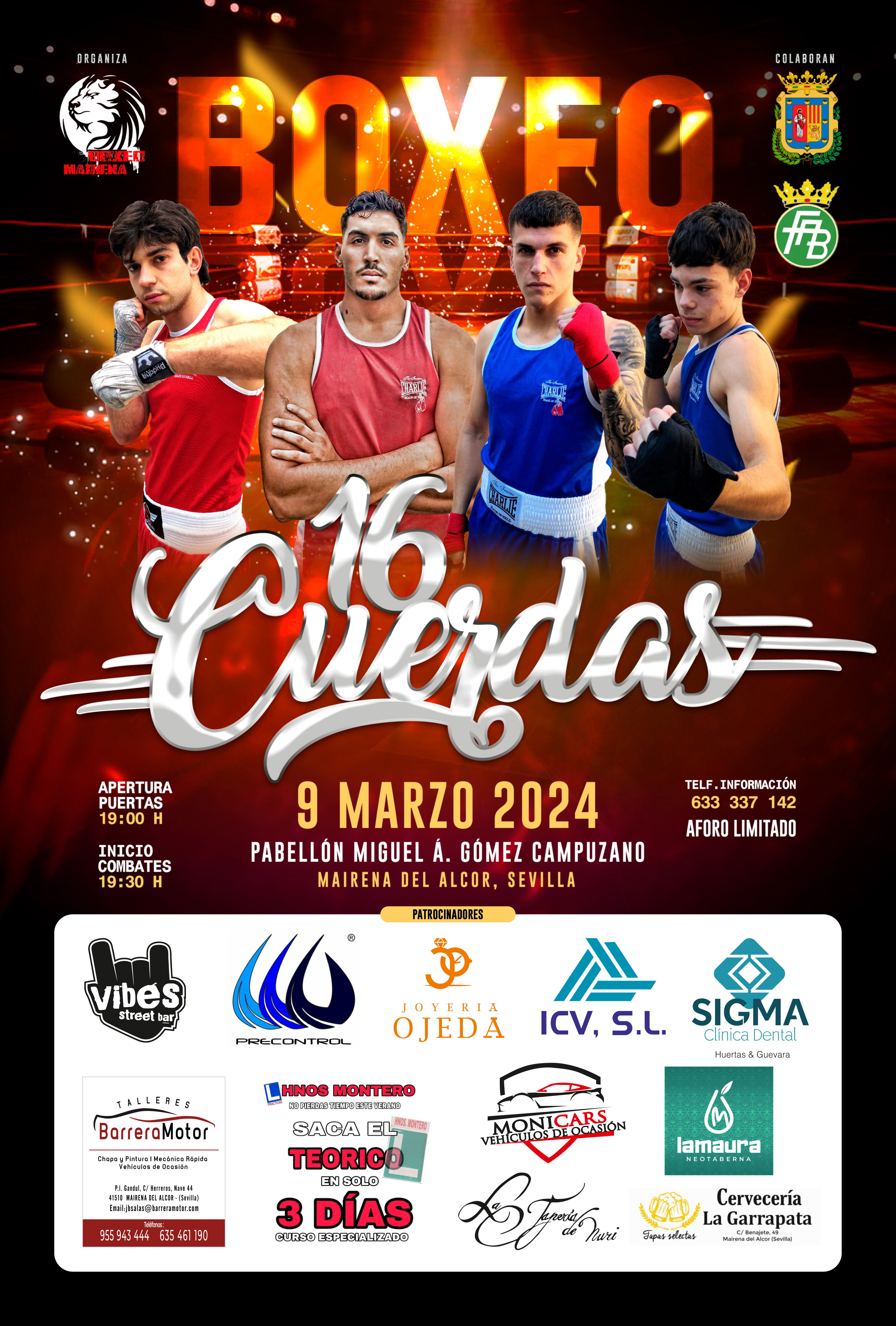 Cartel 16 Cuerdas 2024 - A3 Plus