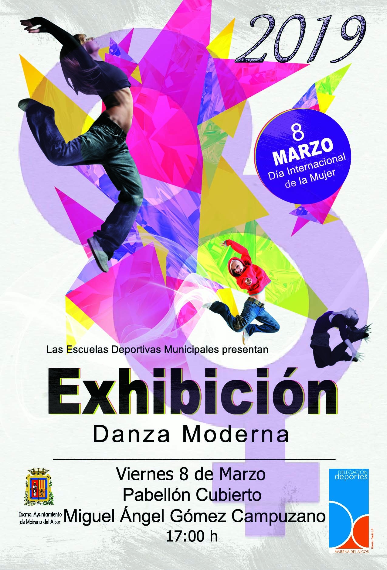 Cartel danza moderna 8M 2019