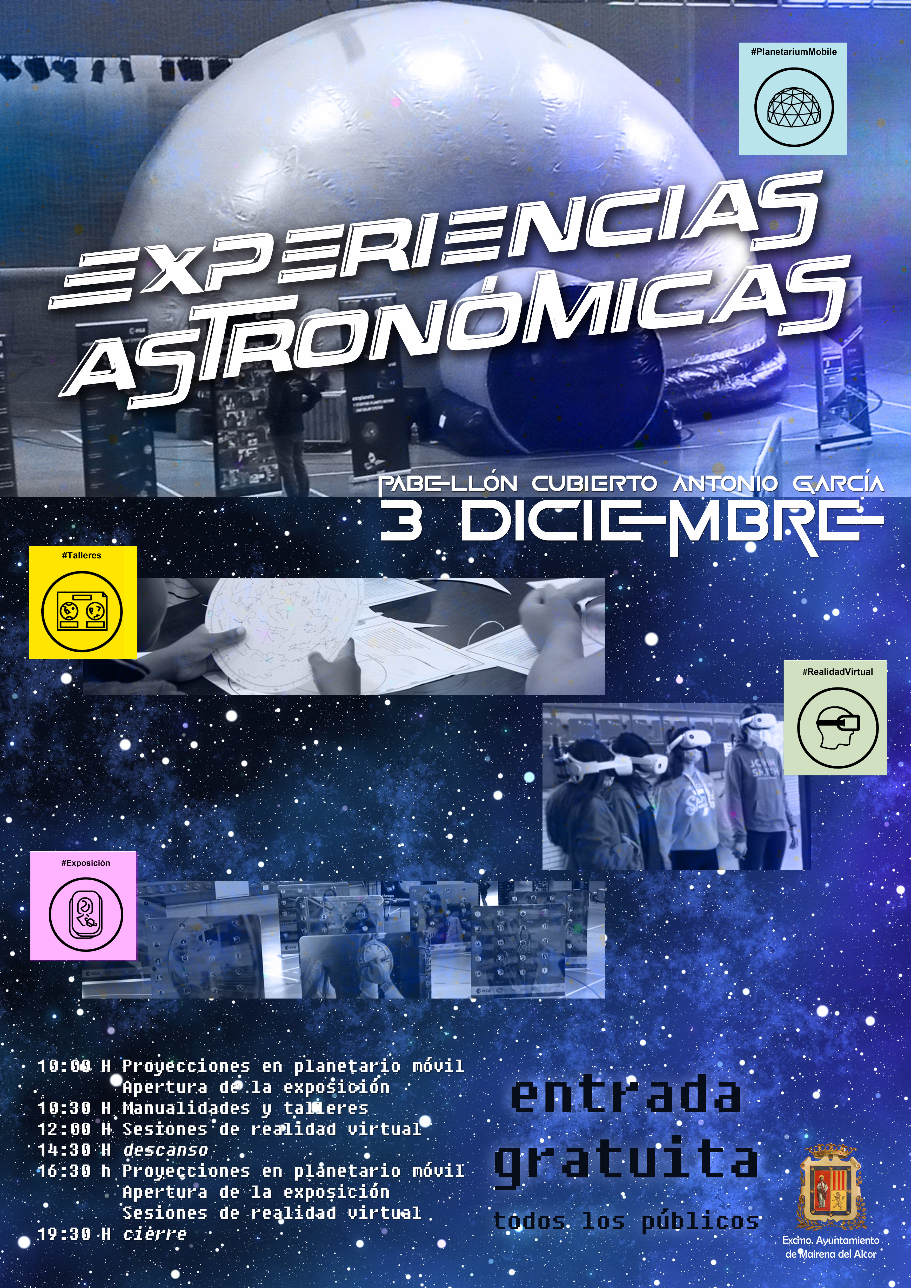 CartelActividad3diciembreAstronomía2022