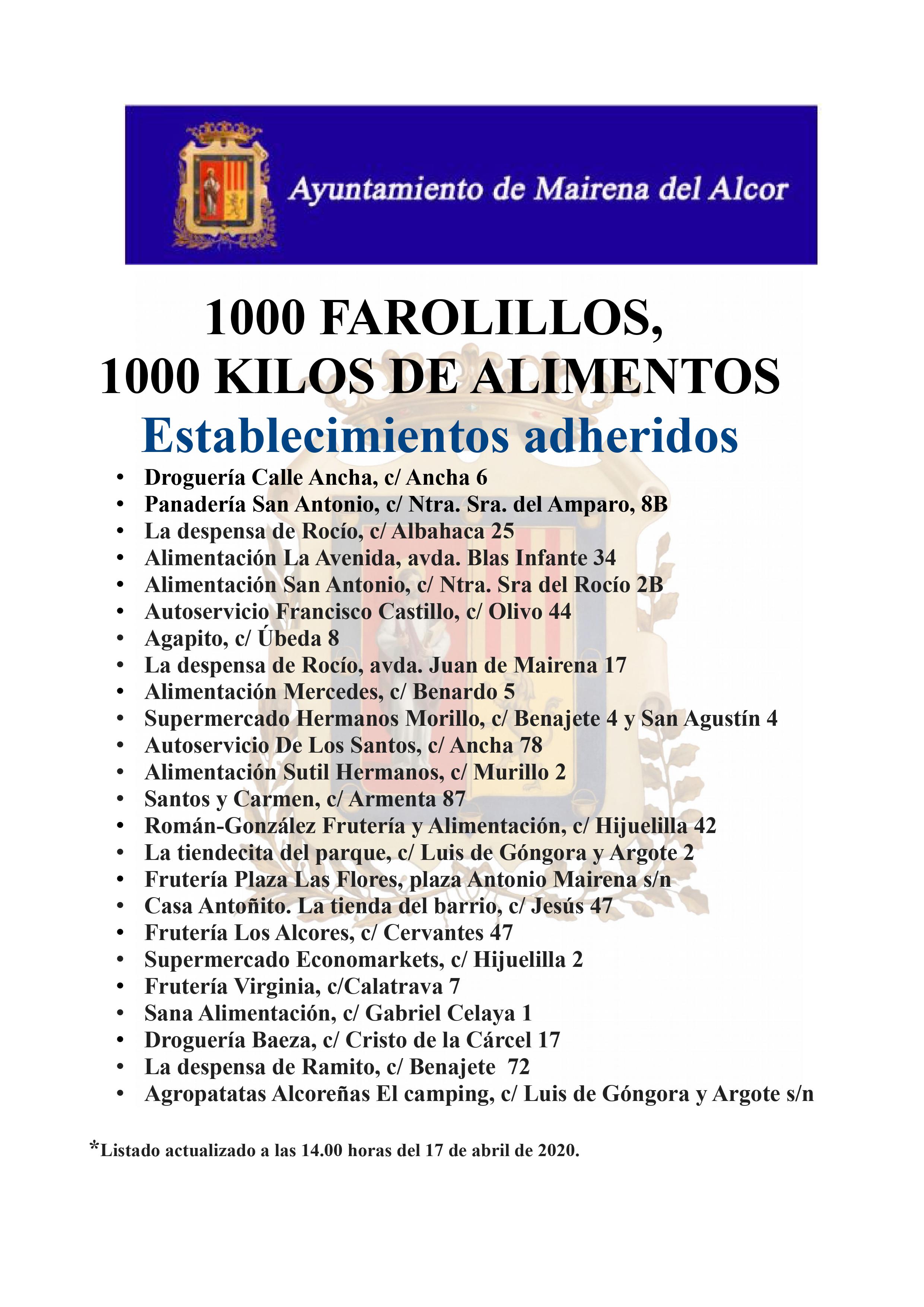 17042020 Establecimientos adheridos