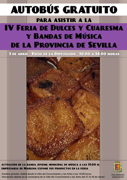 CartelBusFeriaDulcesCuaresma_I