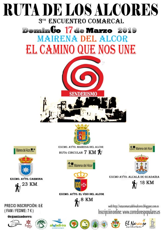 CARTEL III RUTA DE LOS ALCORES