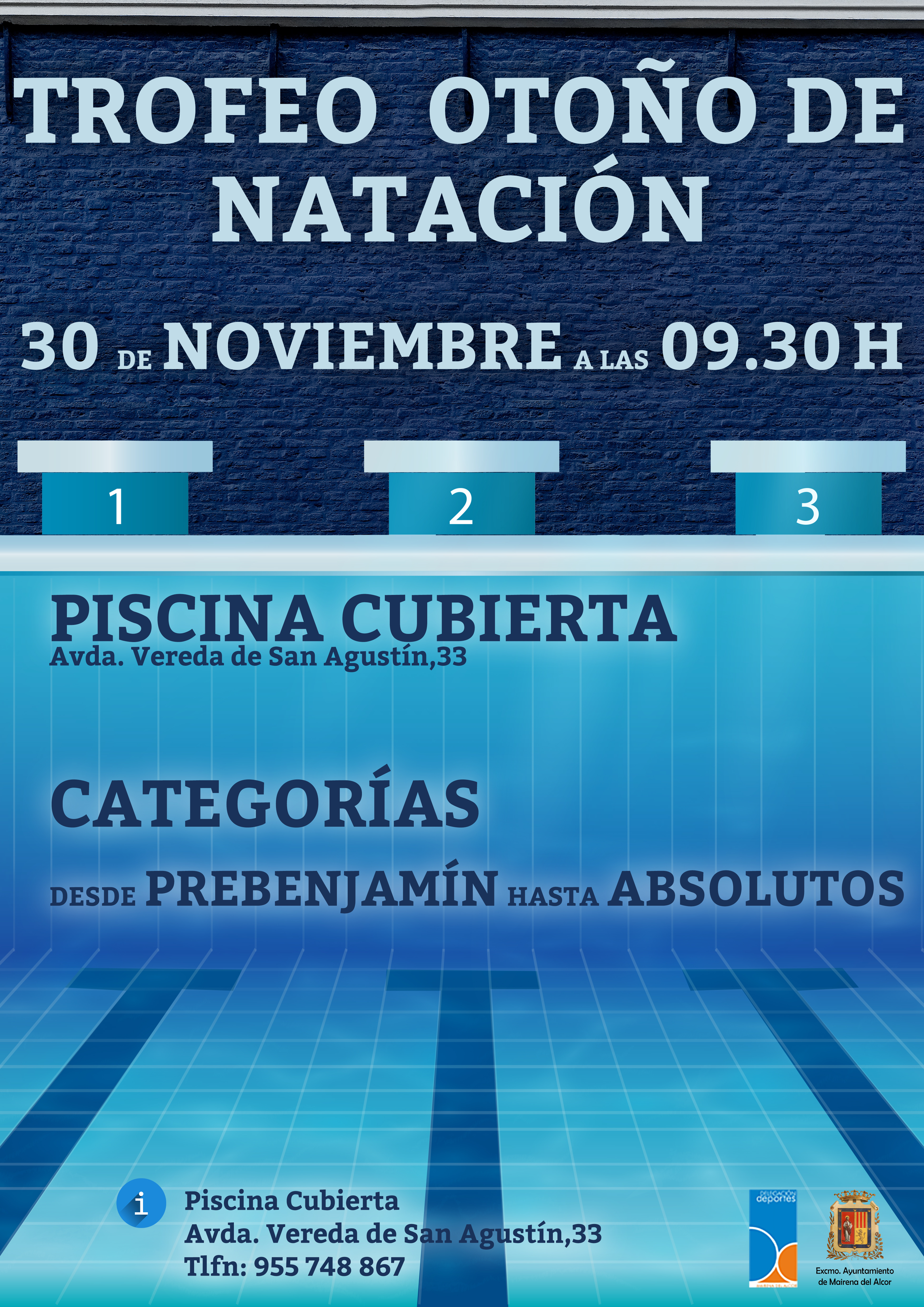 CARTEL TROFEO OTOÑO NATACIÓN 2019