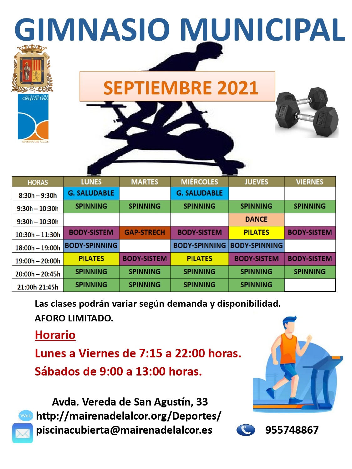 CARTEL septiembre gym_2021