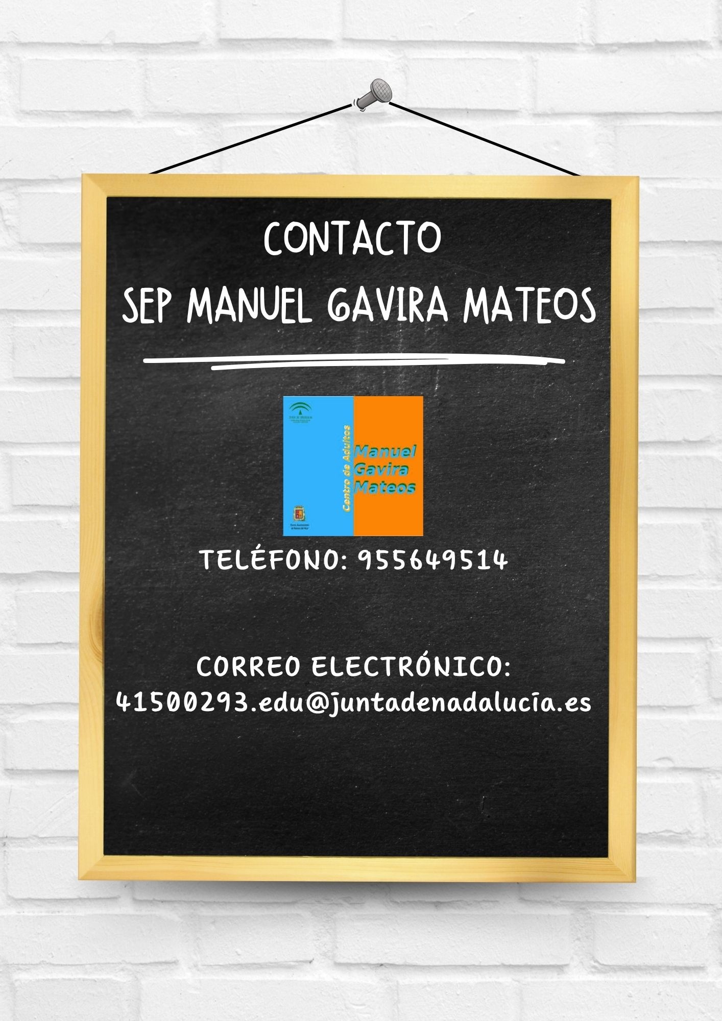CONTACTO SEP MANUEL GAVIRA MATEOS