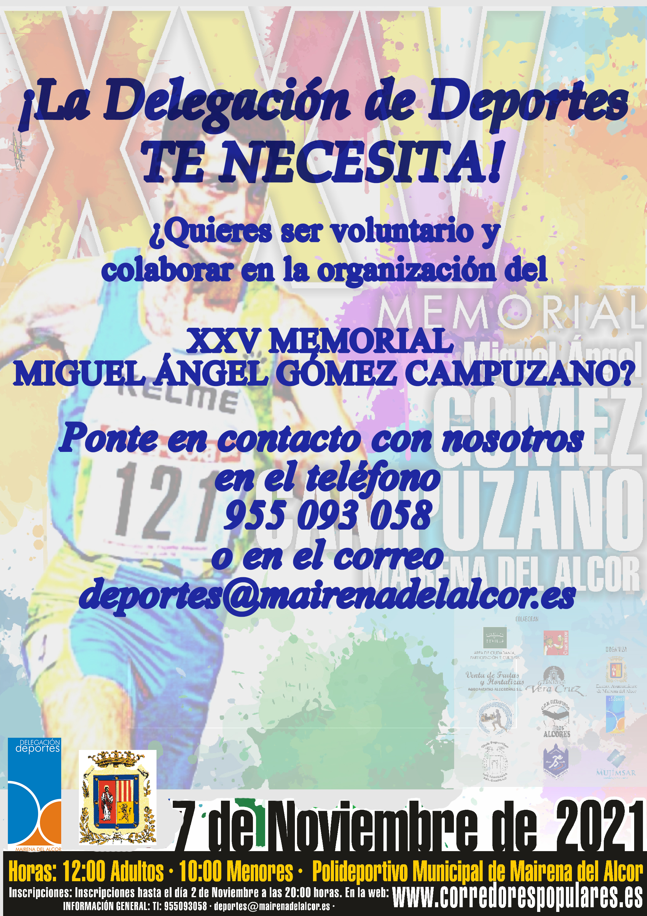 Cartel voluntarios Memorial 2021