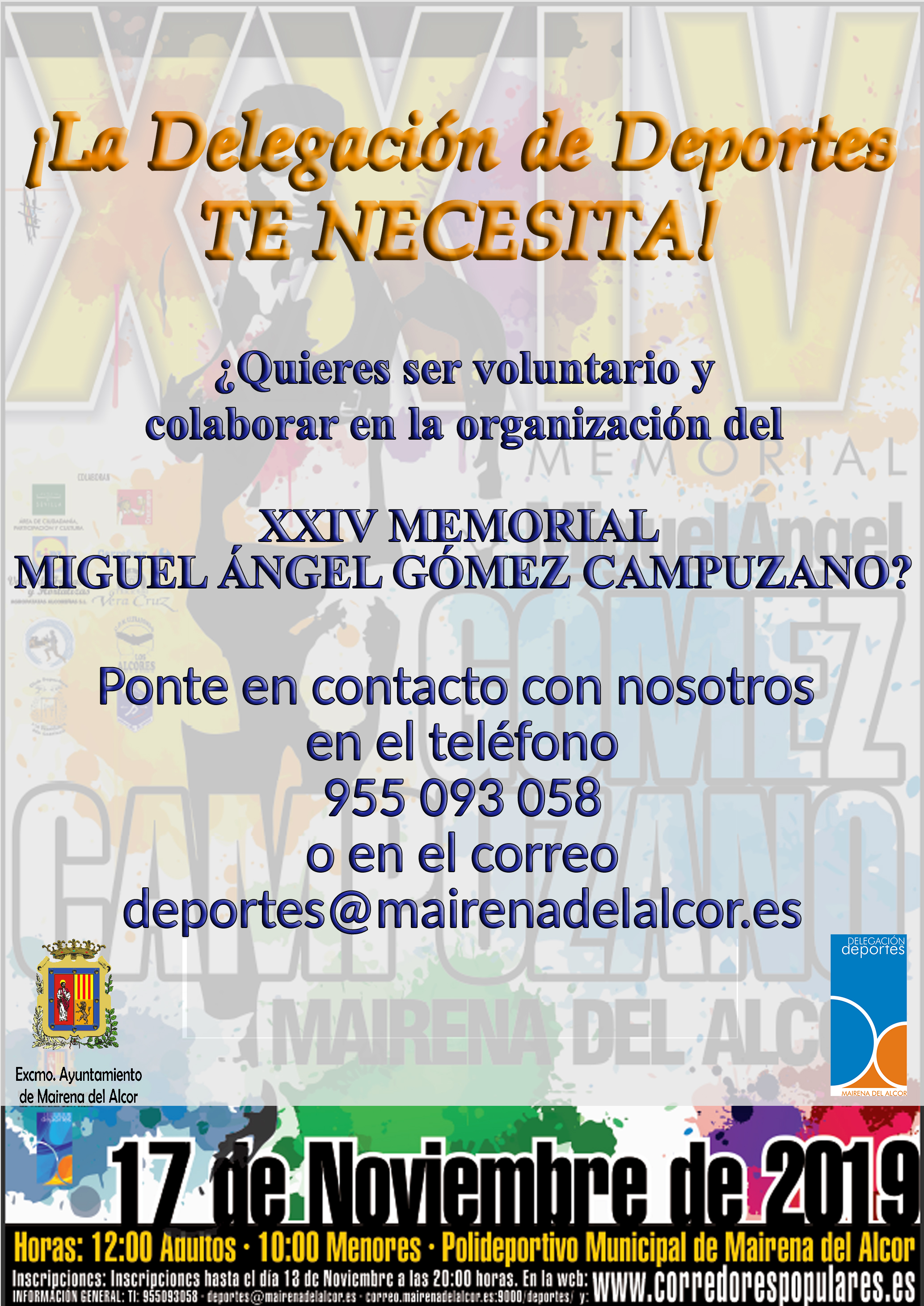 Cartel voluntarios memorial 2019