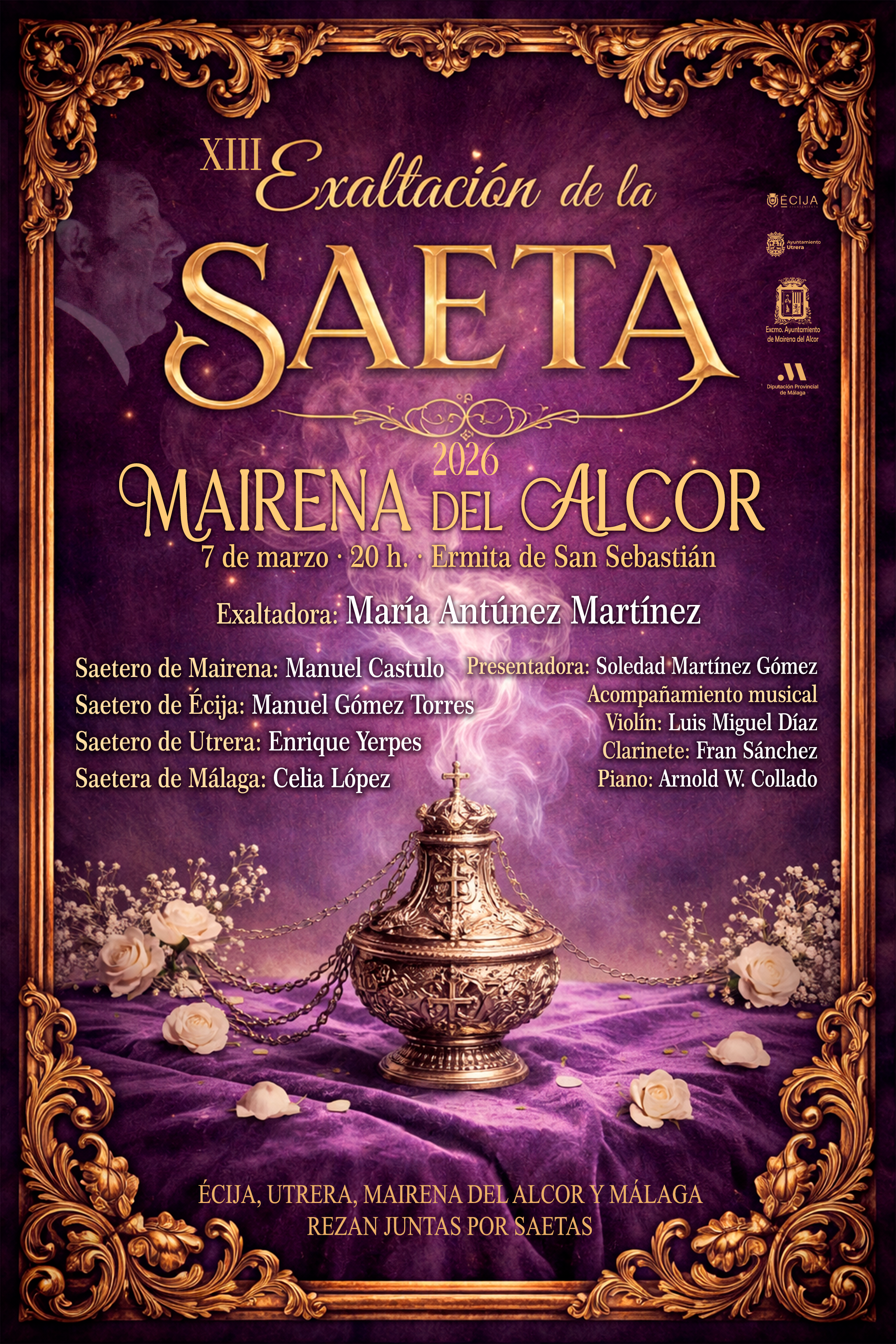 CartelExaltaciónSaeta2026MairenadelAlcor