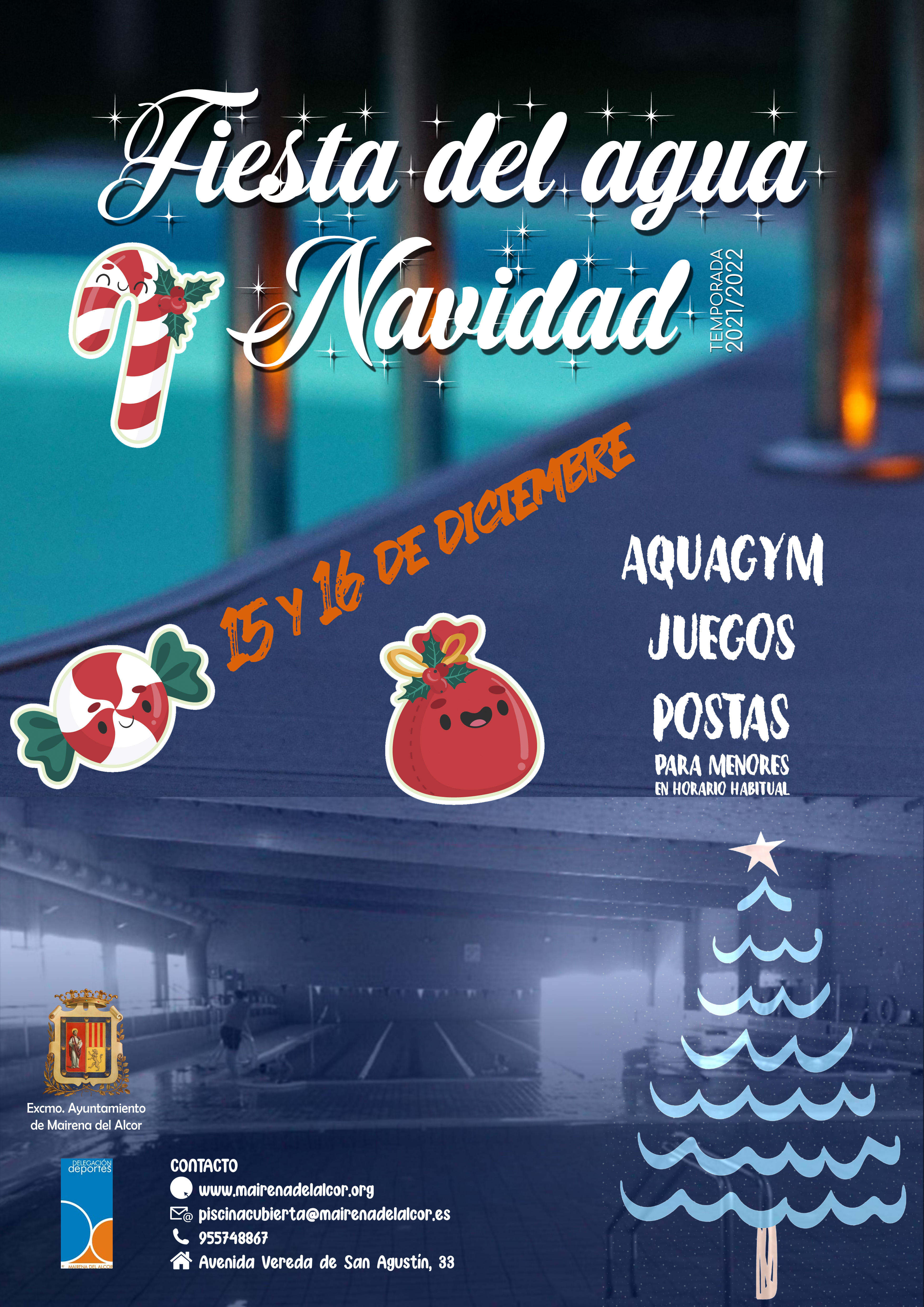 CartelFiestadelAguaNavidad