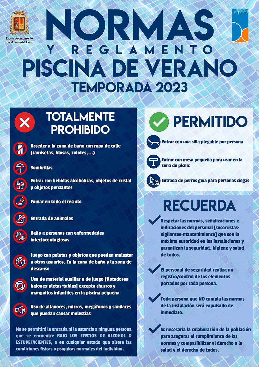 CartelNormasPiscinaVerano2023