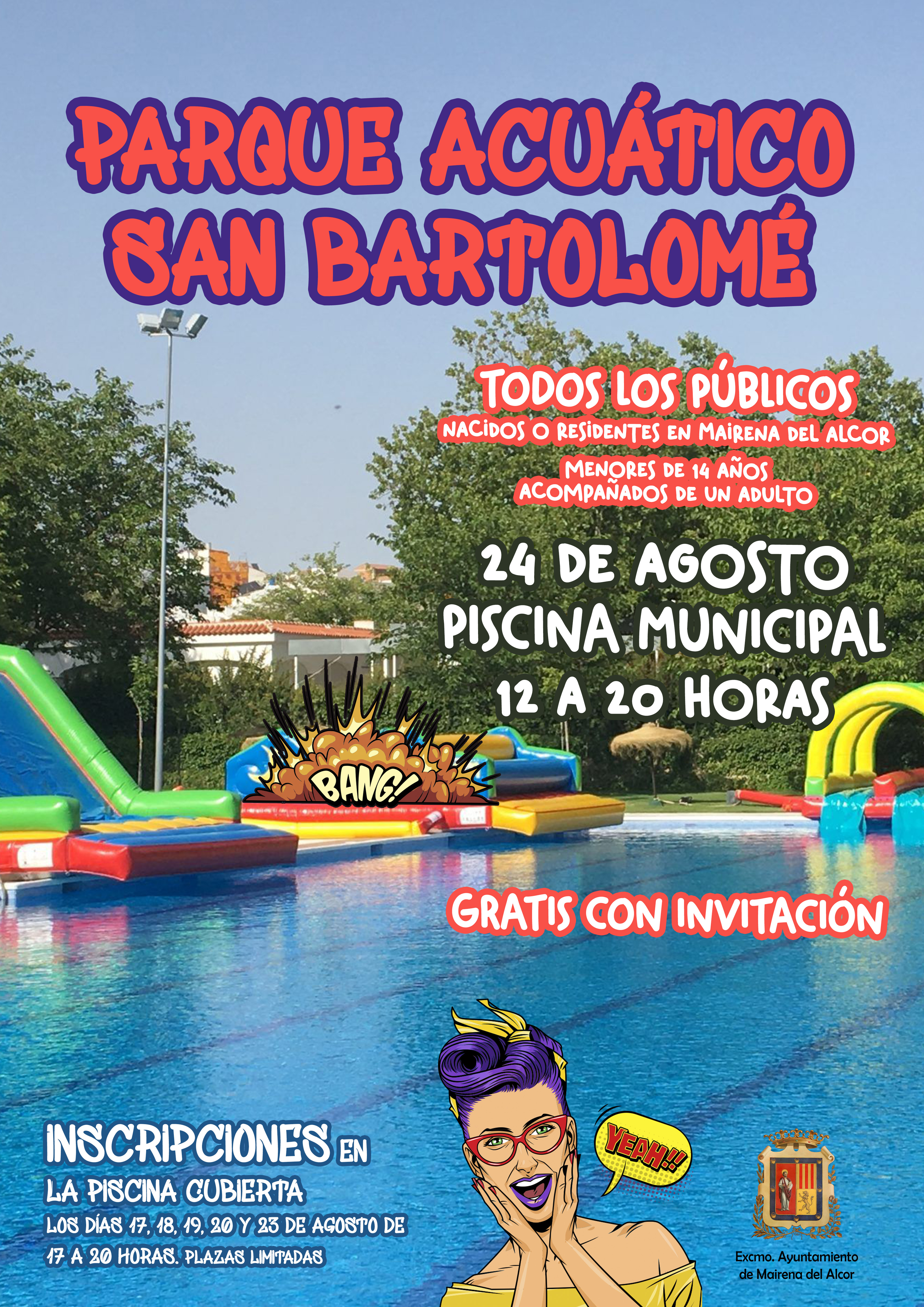 CartelParqueAcuáticoSanBartolomé 2021