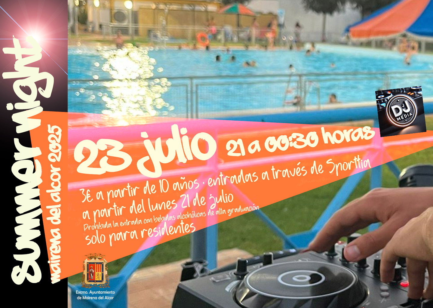 CartelSummerNight23julio