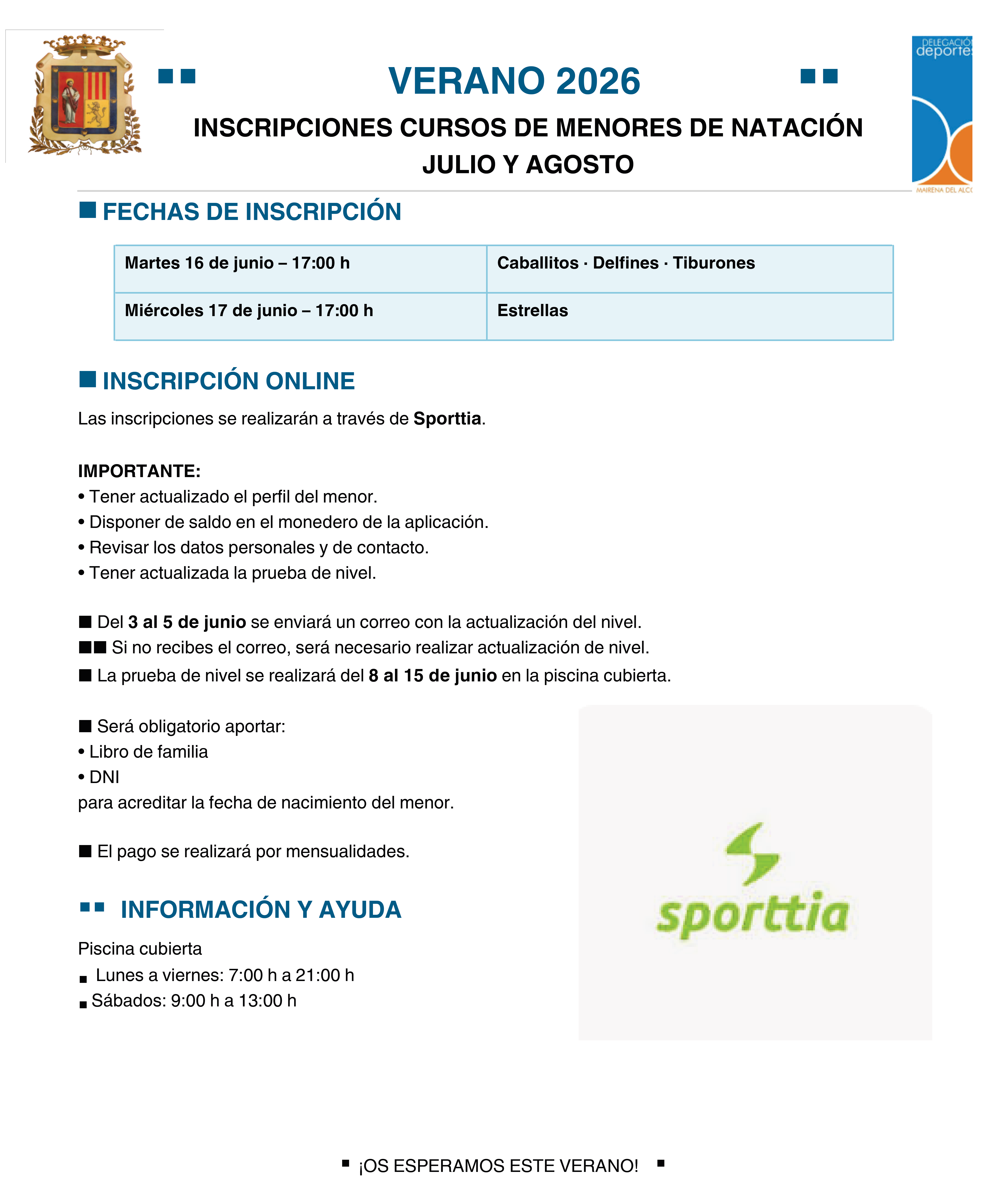 INSCRIPCIÓN DE MENORES
