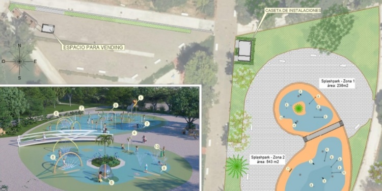 Licitación para la instalación de zona de juegos infantiles de agua y espacio para vending en el Parque Tierno Galván