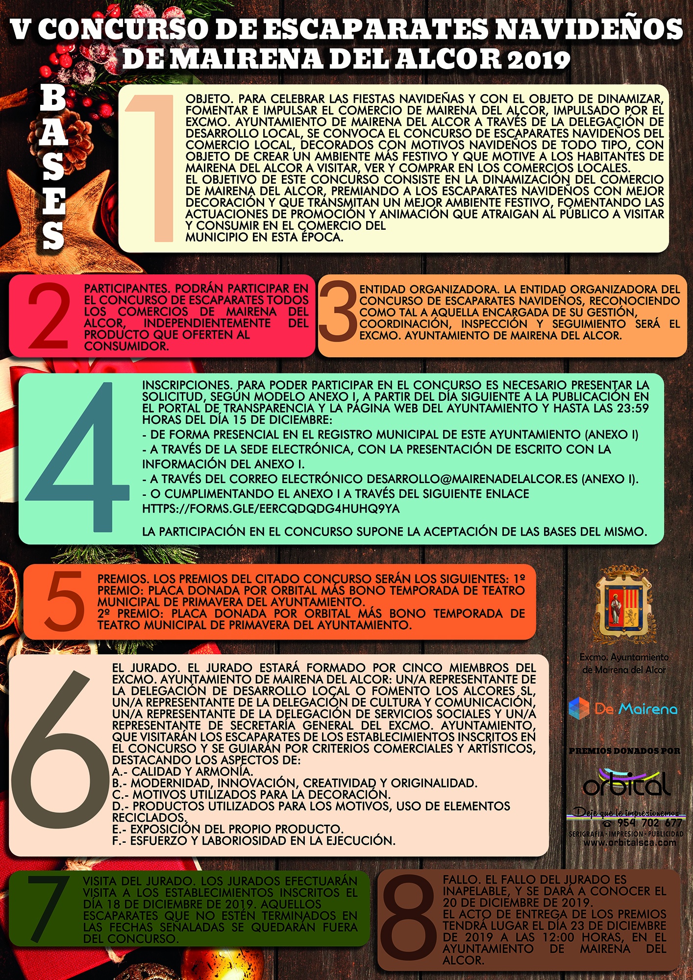 V CONCURSO ESCAPARATES NAVIDEÑOS