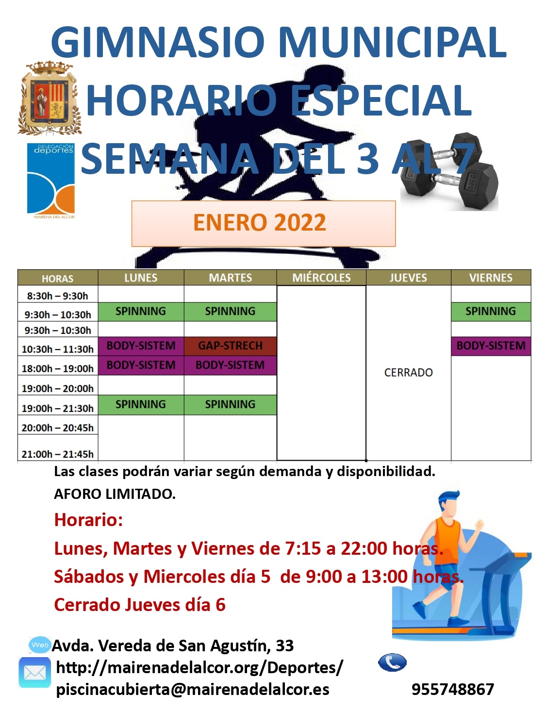 cartel semana especial  3 a 7 enero 2022
