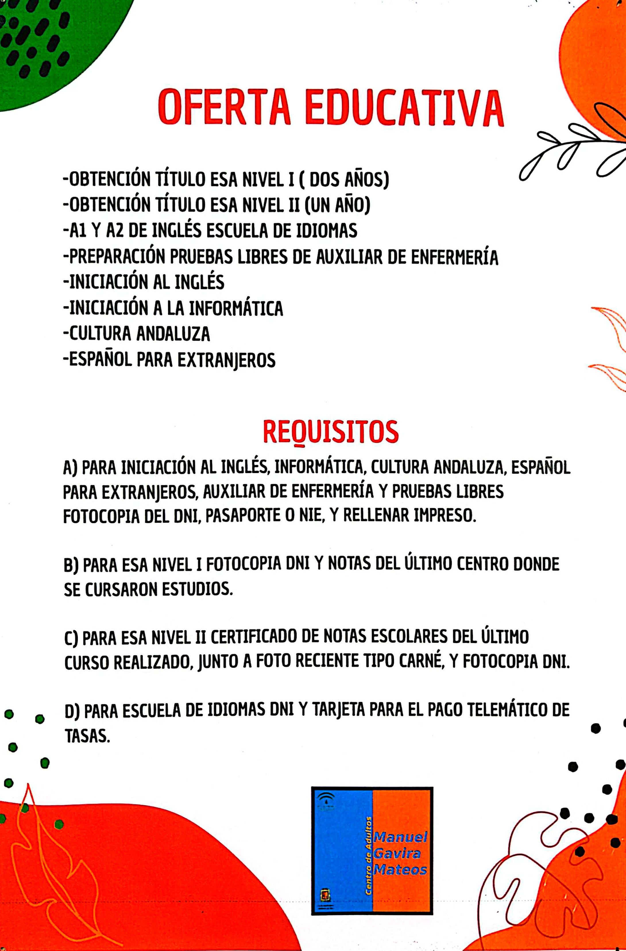 oferta educativa SEP