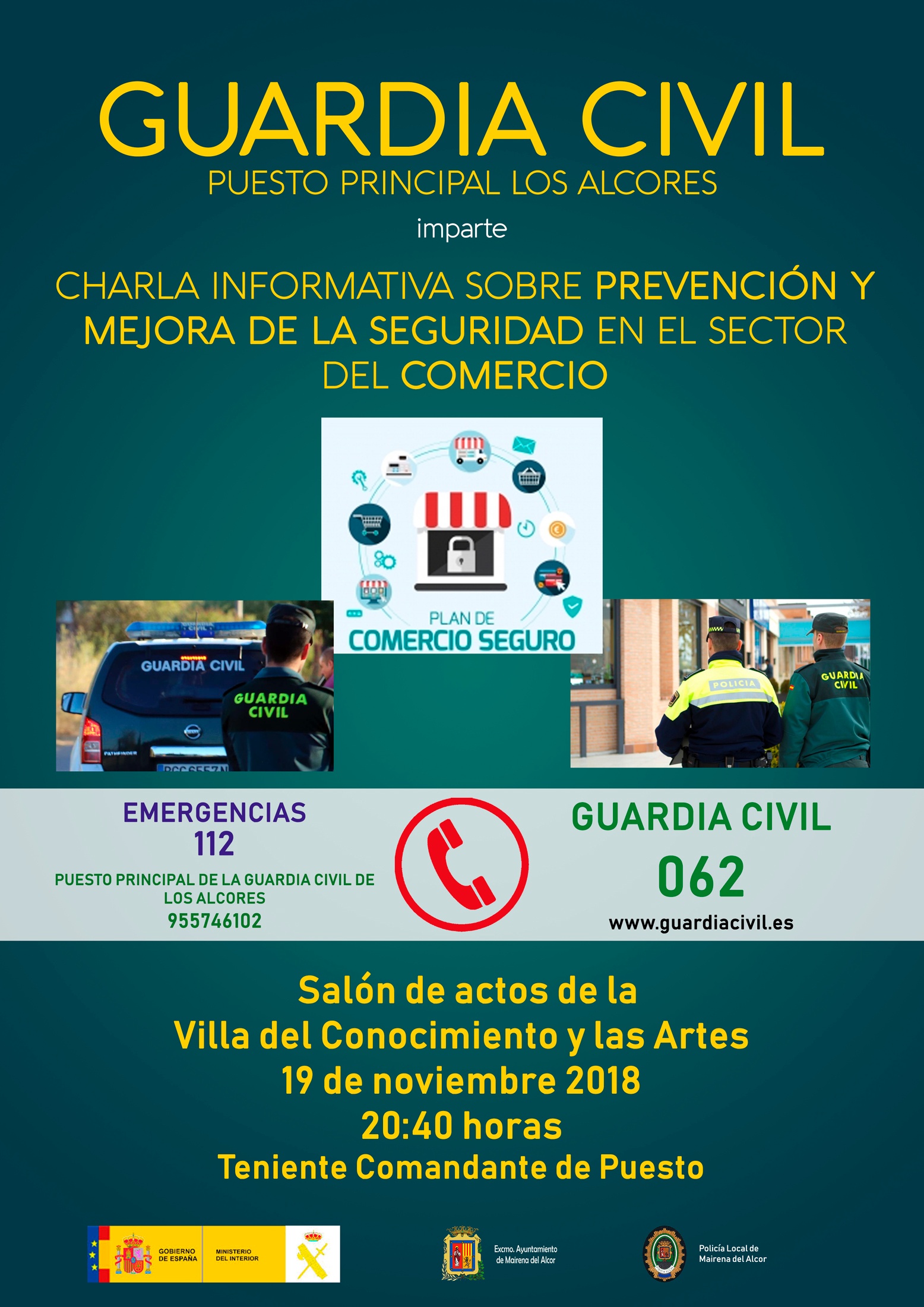 webCartelCharlaGuardiaCivilComercio